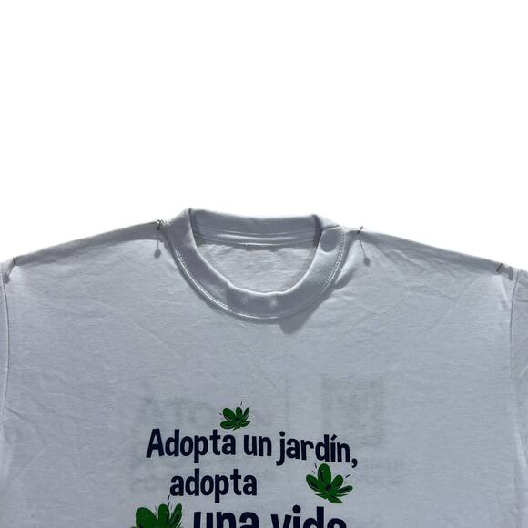 Unisex T-Shirt Top Adopta un jardin Adopta una vida\Adopt a Garden, Adopt a Life - Picture 6 of 12